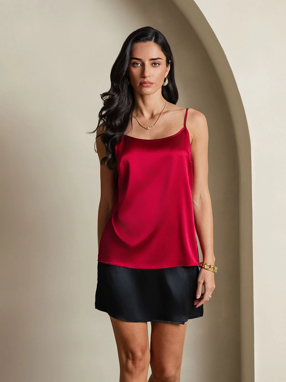 19Momme Silke-Spaghettistropper Camisole-top - Image 43