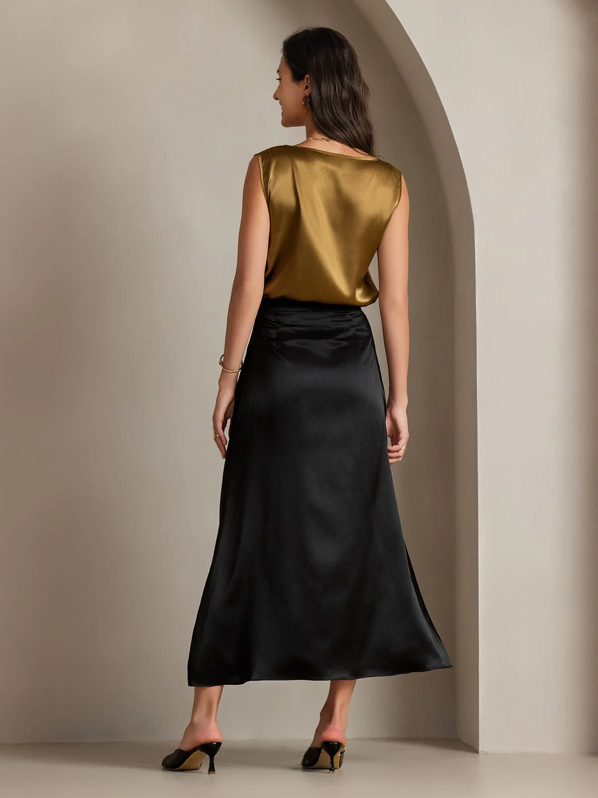 19Momme Silke Lounge Rund Hals Tanktop - Image 52