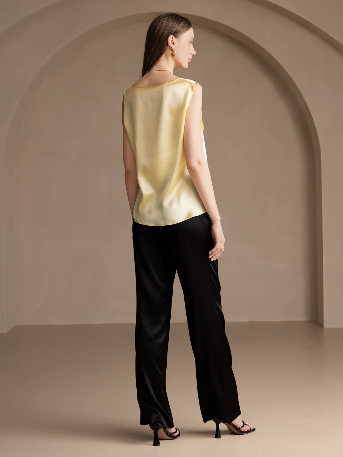 19Momme Silke Lounge Rund Hals Tanktop - Image 59