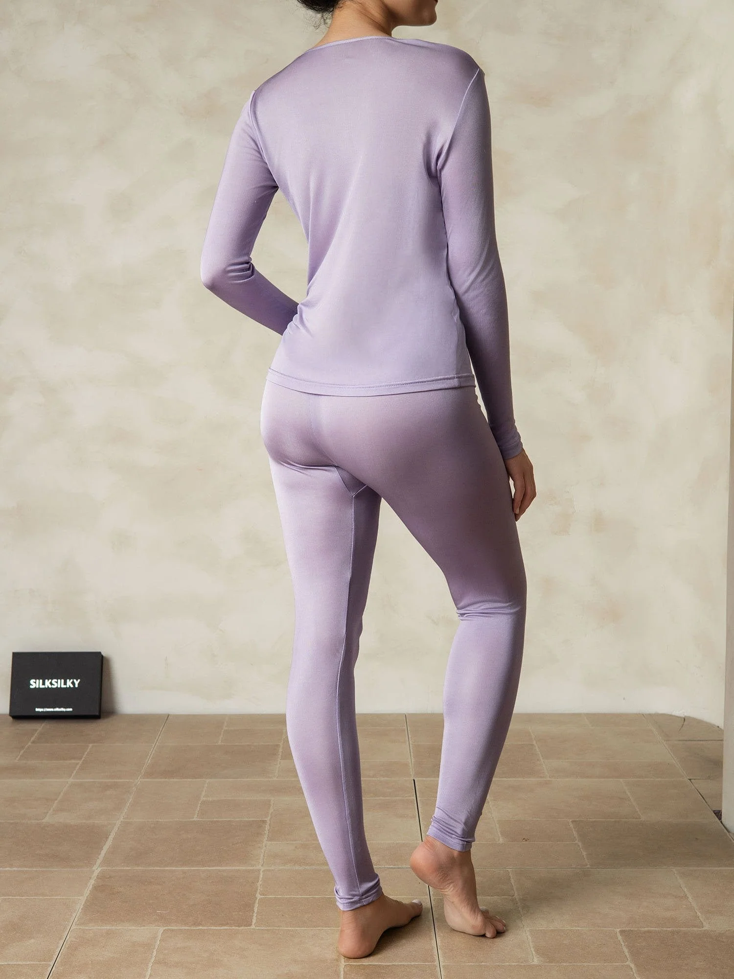 Dame Silkejersey Langærmet Undertøj - Image 2