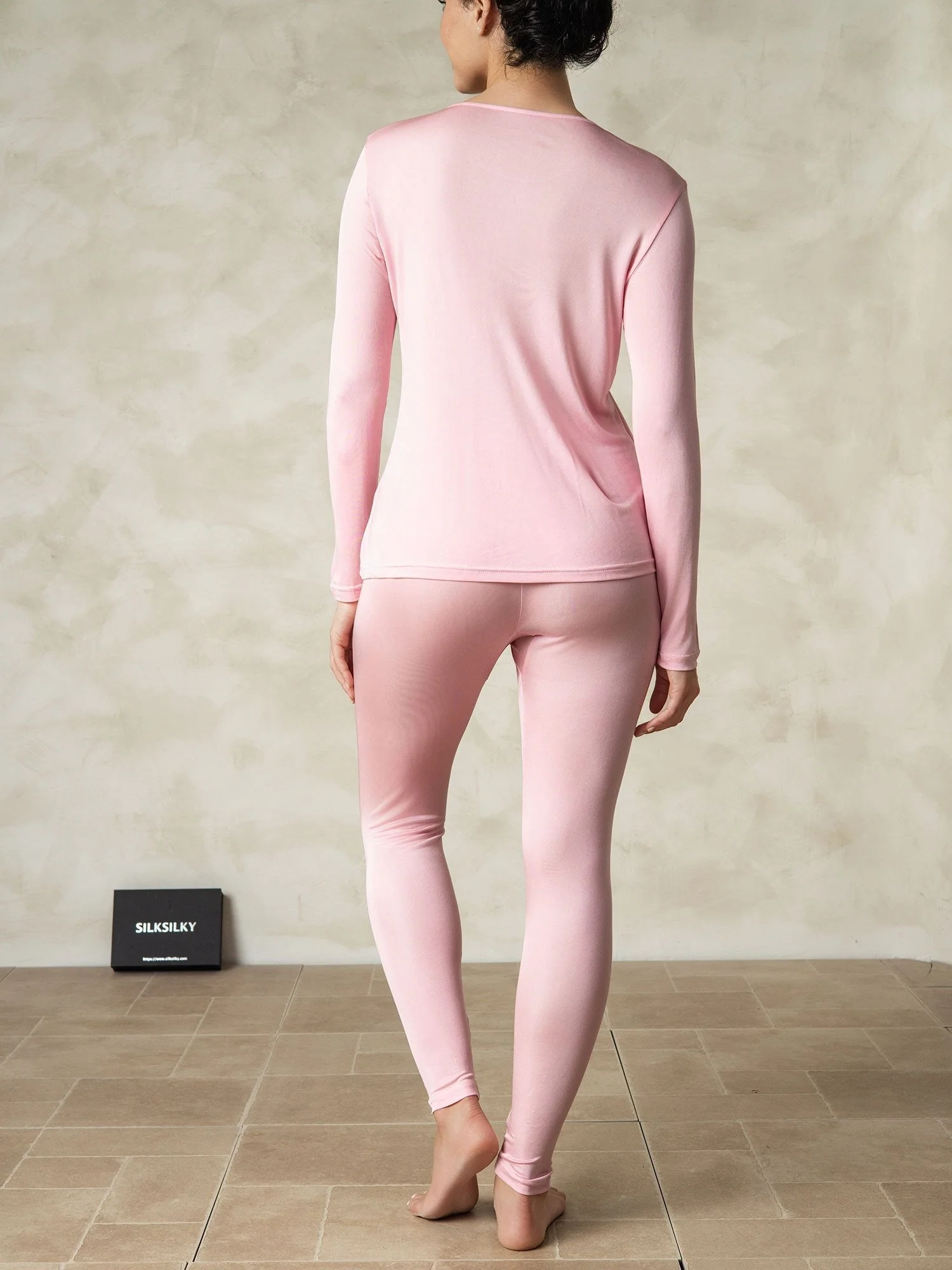 Dame Silkejersey Langærmet Undertøj - Image 42