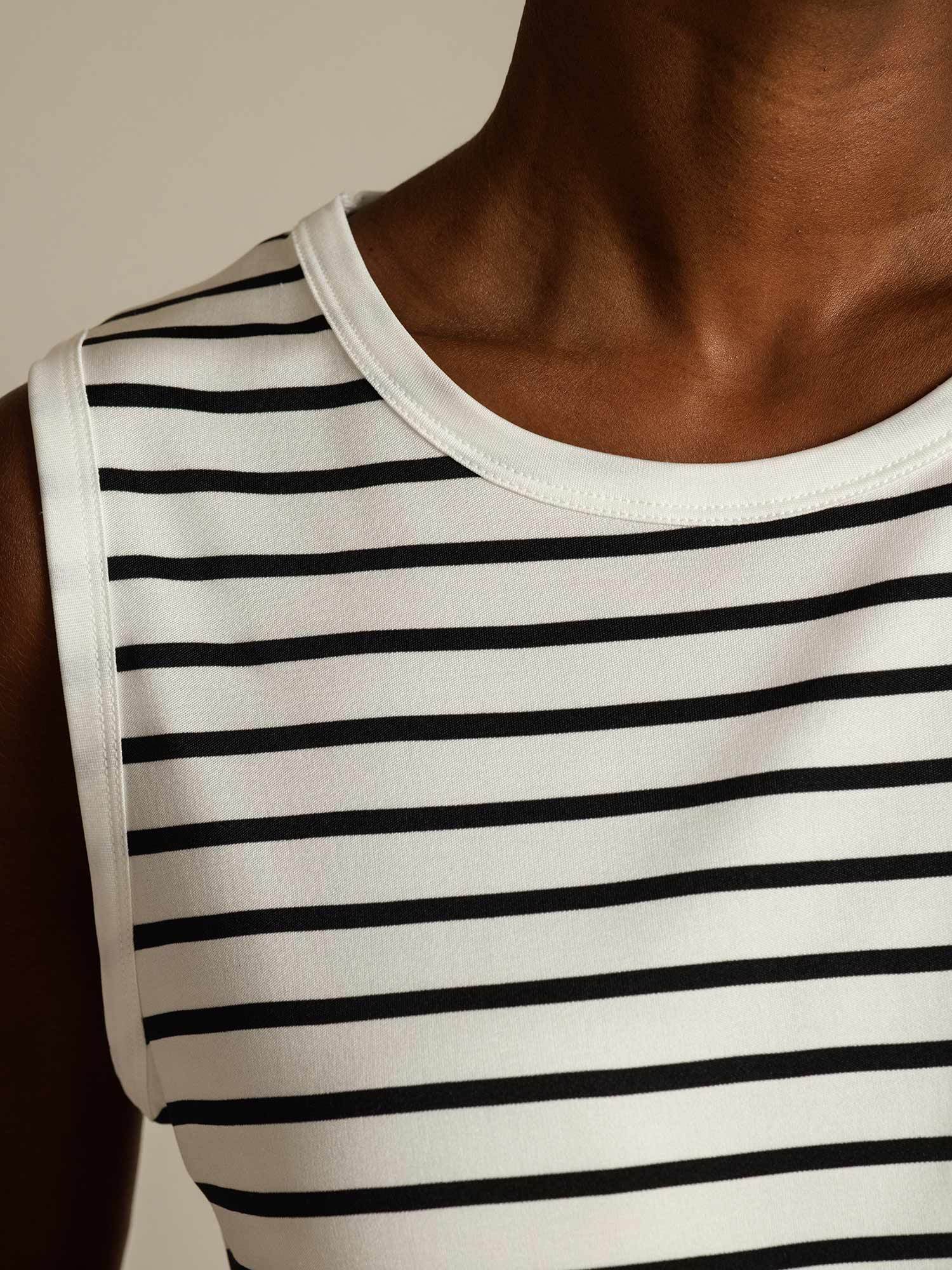 Dame Ren Silke Rund Hals Sportstribet Tanktop - Image 4